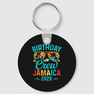 Porte-clés Jamaica birthday crew vacation 2026 family