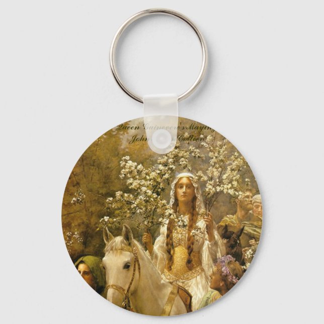 Porte-clés James Collier, 'La reine Guenver's a-maying' (Recto)