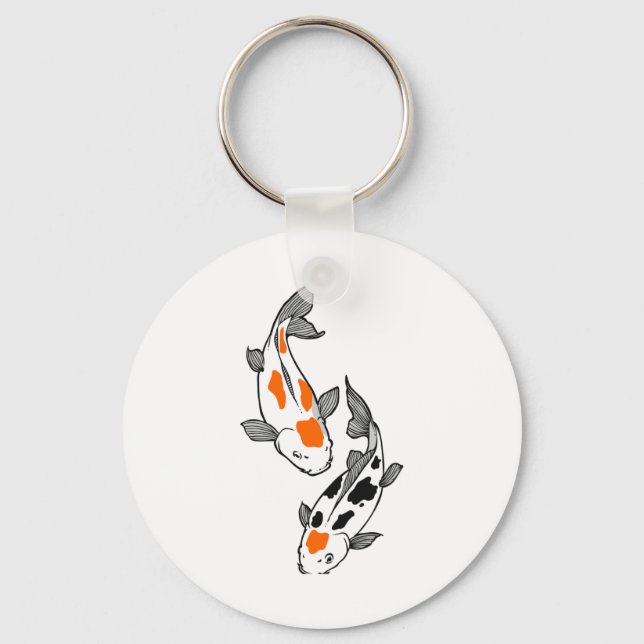 PORTE-CLÉS JAPONAIS KOI (Recto)