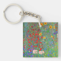 Jardin agricole de Gustav Klimt avec tournesols