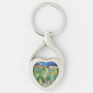 Porte-clés Jardin aux fleurs de Monet