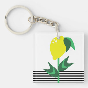 Porte-clés Jardin de fruits de citron bandes végétales