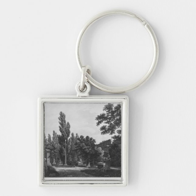 Porte-clés Jardin du cloître, monuments de DES de Musee (Devant)