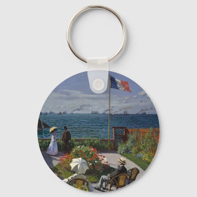 Porte-clés Jardin du Monet à Sainte-Adresse (Recto)