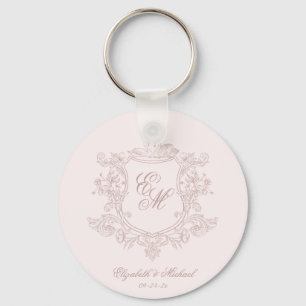 Porte-clés jardin fleuri luxueux victorien