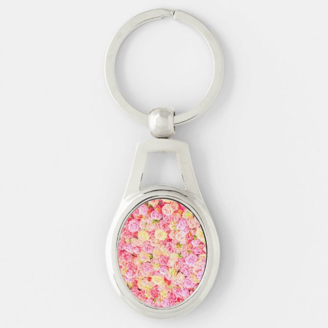 Porte-clés Jardin rose (Devant)