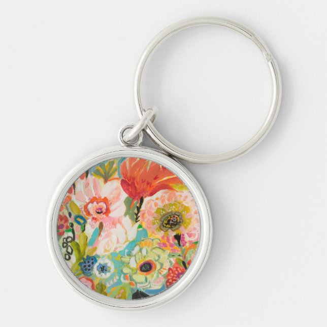 Porte-clés Jardin secret Floral III (Devant)