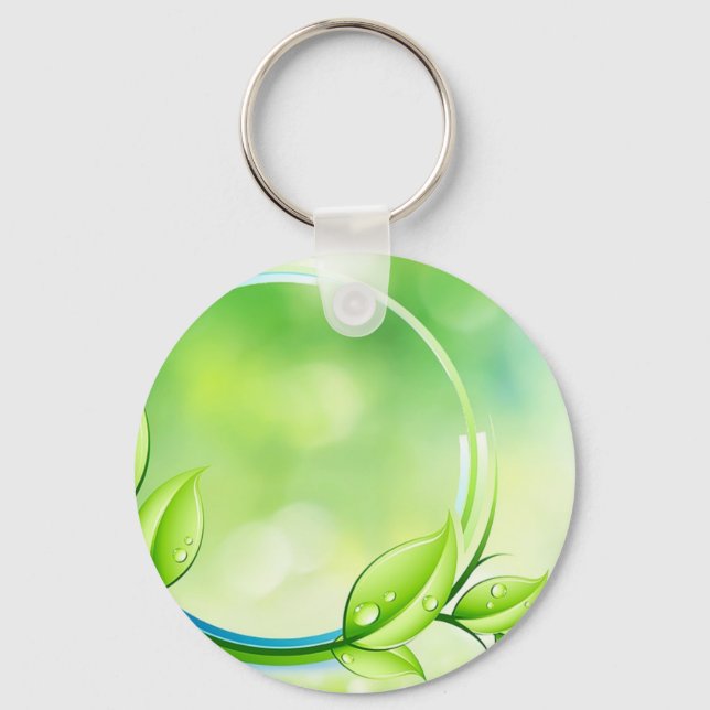 Porte-clés Jardin vert (Recto)