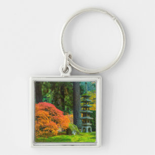 Porte-clés Jardins japonais en automne à Portland, Oregon