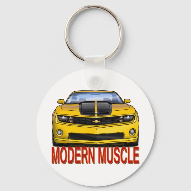 Porte-clés JAUNE_FRONT_CAMARO.png (Recto)