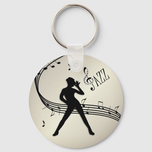 Porte-clés Jazz Dance Golden Music Porte - clé (Recto)