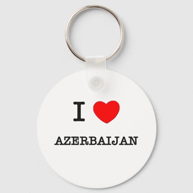 PORTE-CLÉS JE COEUR AZERBAIJAN (Recto)