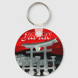 Porte-clés Je coeur le Japon