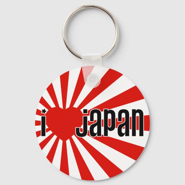 Porte-clés Je Coeur le Japon ! (Recto)