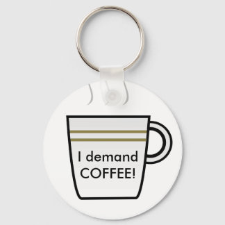 Porte-clés Je demande du café !