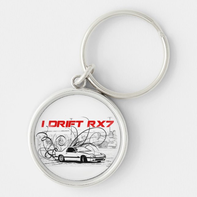 Porte-clés Je dérive le porte - clé RX7 (Devant)