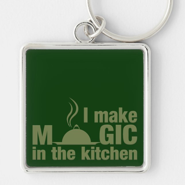 Porte-clés Je fais Magic porte - clé personnalisé (Devant)