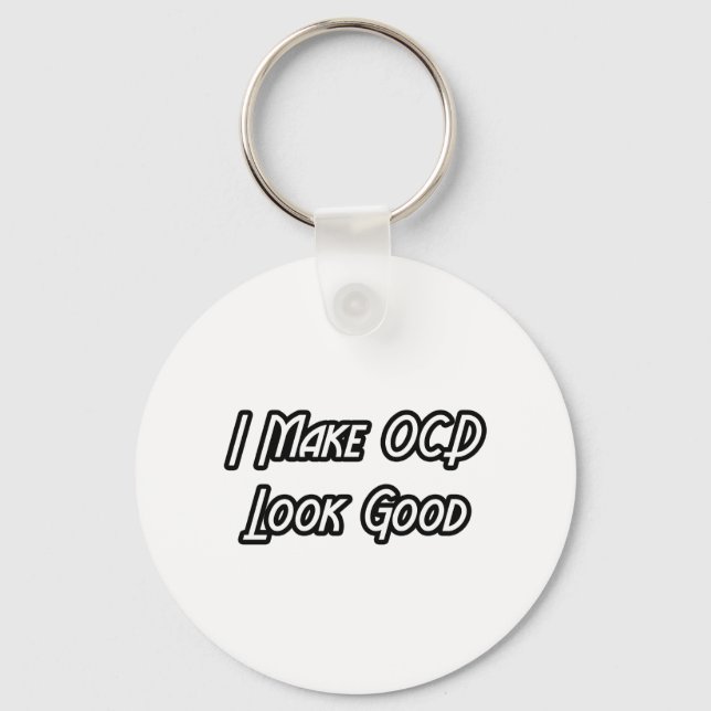 Porte-clés Je fais paraître l'OCD bon (Recto)