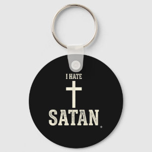 Porte-clés Je hais Satan