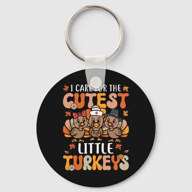 Porte-clés Je M'Occupe Des Petites Déchets Les Plus Cuttes Th (Recto)