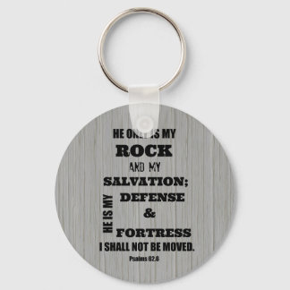 Porte-clés Je ne serai pas Moved Bible Verse
