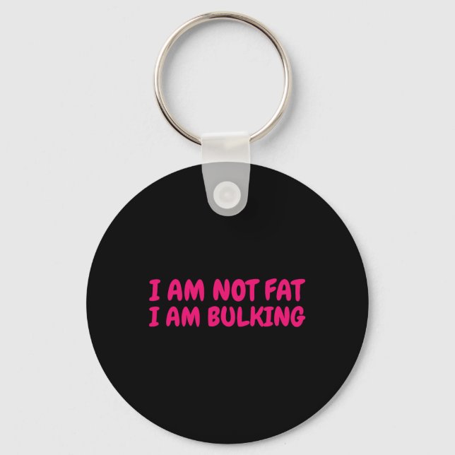 Porte-clés Je Ne Suis Pas Gros Je Vraiment Fitness Bodybuildi (Recto)