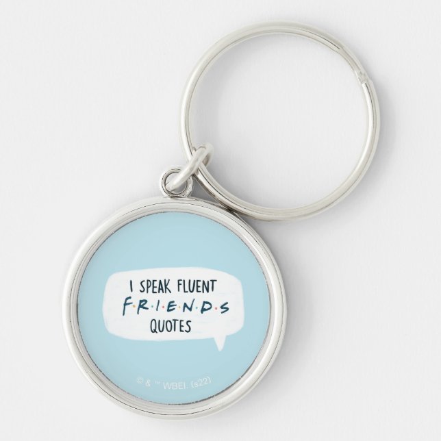 Porte-clés Je parle des devis Fluent FRIENDS™ (Devant)