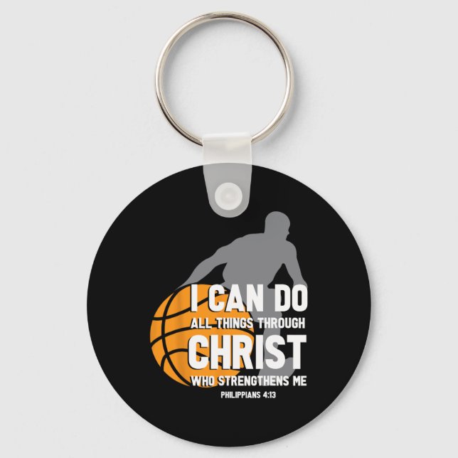 Porte-clés Je Peux Faire Tout Par Le Christ Christian Byske (Recto)