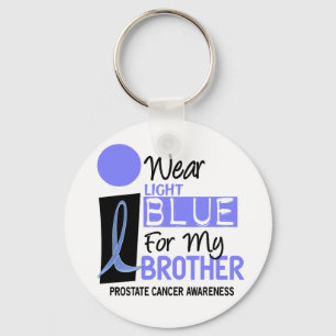 Porte-clés Je Porte Du Bleu Léger Pour Mon Frère 9 PC