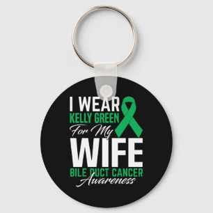 Porte-clés Je Porte Kelly Green pour ma femme Bile Ducky Canc