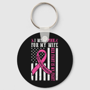 Porte-clés Je Porte Une Femme Rose Cancer Du Sein Sa Lutte Es
