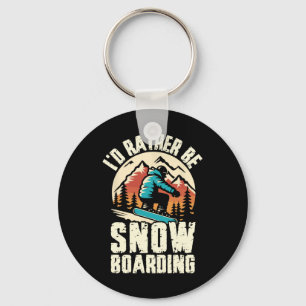 Porte-clés Je préfère être Snowboard Snowboard Adventure Win