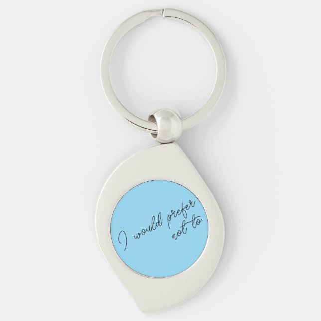 Porte-clés Je Préfère Ne Pas (Devant)