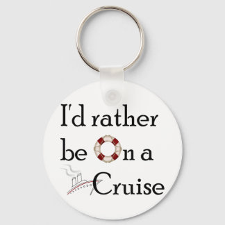 Porte-clés Je préférerais être en croisière
