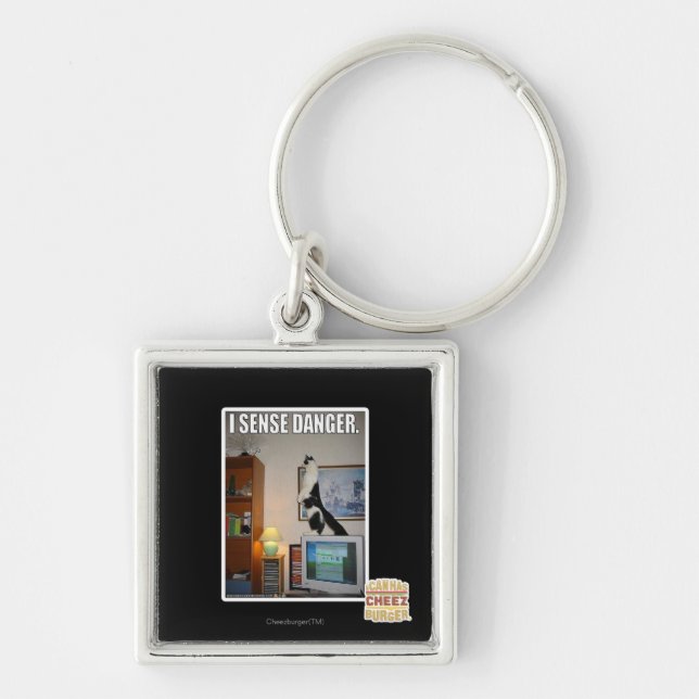Porte-clés Je sens le danger (Devant)