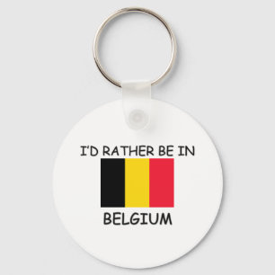 Porte-clés Je serais plutôt en Belgique