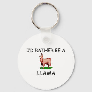 Porte-clés Je serais plutôt un lama