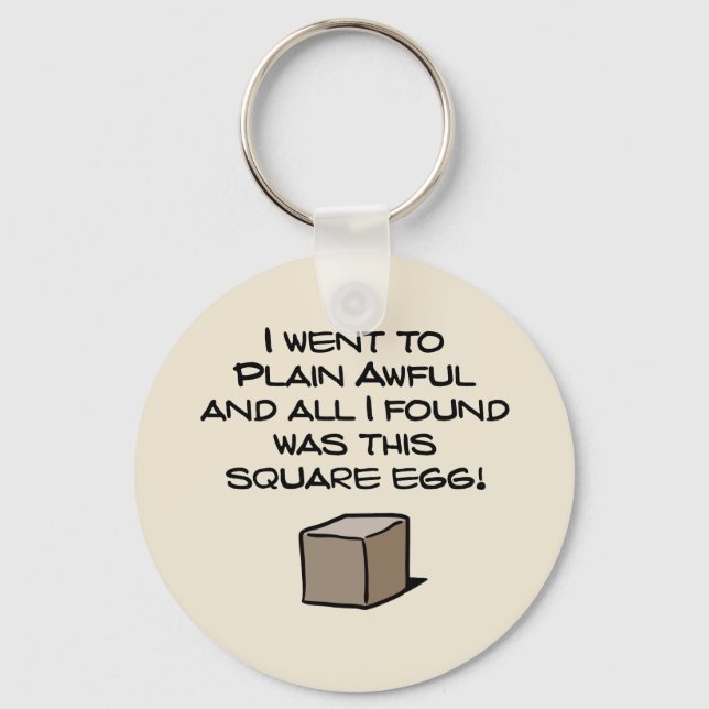 Porte-clés Je Suis Allé À Plutôt Awful ... (Recto)