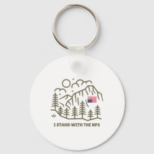 Porte-clés Je Suis Avec Le Nps - National Park Support