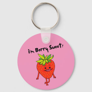 Porte-clés Je suis Berry Sweet ! - Amusant jeu de fruits