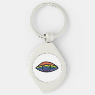 Porte-clés JE SUIS Fierté Arc-en-ciel 