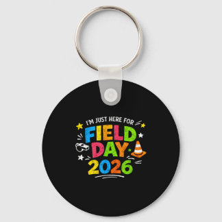 Porte-clés Je suis ici pour la journée de terrain 2026 drôle