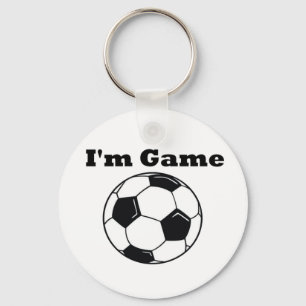Porte-clés Je suis Jeu (Football/football)