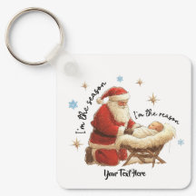 Je suis la saison, je suis le Porte - clé de Noël