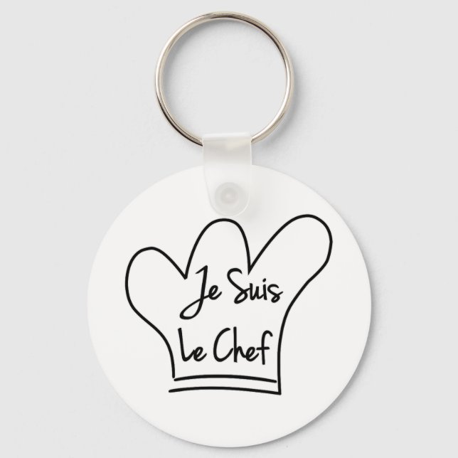 Porte-clés Je Suis Le Chef (Recto)