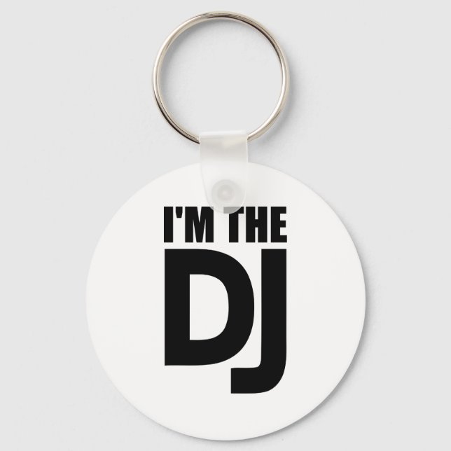 Porte-clés Je suis le DJ (Recto)