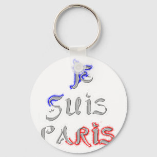 Porte-clés Je Suis Paris Art Print