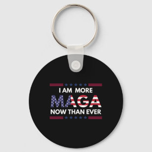 Porte-clés Je Suis Plus Maga Aujourd'Hui Que Jamais Les Parti