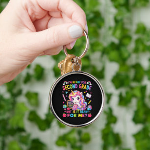 Porte-clés Je suis prêt pour la licorne de deuxième année Pre