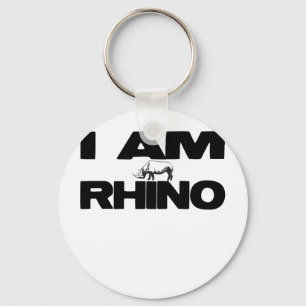 PORTE-CLÉS JE SUIS RHINOCÉROS